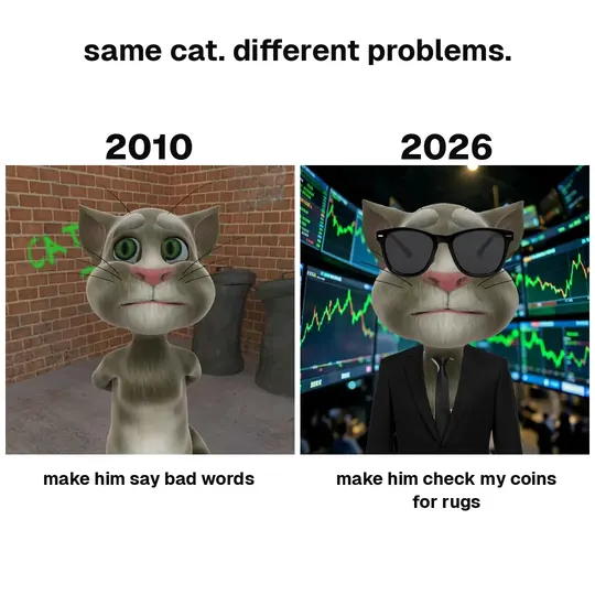 2010 versus 2026: same cat, different problems